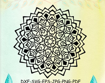 Mandala svg , Simple mandala svg , mandala , mandala clip art , hand drawn svg