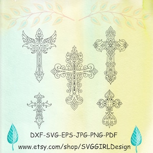 Floral Cross svg, Cross SVG, Easter SVG, Religious SVG, Jesus, Digital Download for Cricut