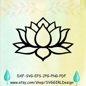 Flor de Lótus SVG, Lótus SVG, Namaste SVG, Yoga Svg, Mandala Svg, Meditação Svg, Espiritual Svg, Flor Svg