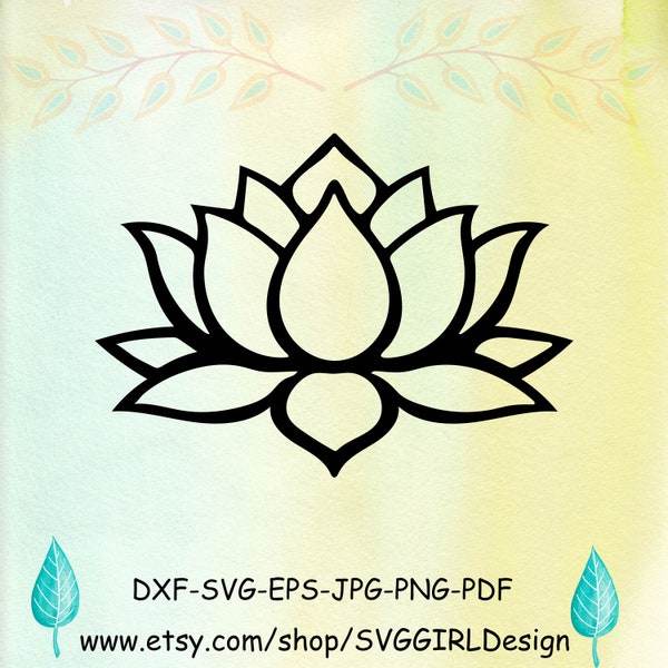 Lotus Flower SVG, Lotus SVG, Namaste SVG, Yoga Svg, Mandala Svg, Meditation Svg, Spiritual Svg, Flower Svg