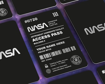 NASA Astronaut Kundenspezifischer Astronautenpass aus