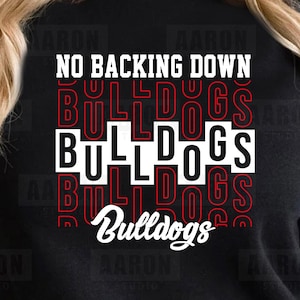 Bulldogs Mascot SVG PNG, Bulldogs Cheer Mom Svg, Mascot Shirt Design Svg, Bulldogs Cheer svg, Bulldogs School Sprit svg Digital Download