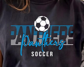 Panthers fotbollsmaskot SVG, PNG, DXF, Cricut