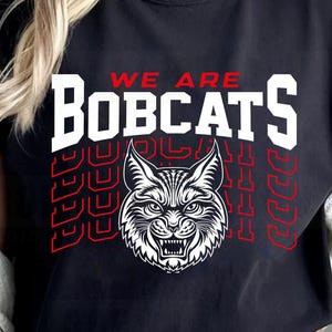 Bobcats Mascot SVG PNG, Bobcats Face Svg, Mascot Shirt Design Svg, Bobcats Cheer svg, Bobcats School Sprit svg Digital Download
