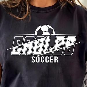 Fútbol de las Águilas SVG PNG, Fútbol de las Águilas SVG, Mascota de las Águilas SVG, Mamá de las Águilas SVG, Porristas de las Águilas SVG, Camiseta de las Águilas SVG, Archivo de corte fácil