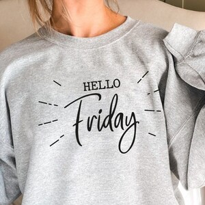 Hello Friday Svg, Hello Friday SVG, Firday SVG, Friday Shirt Design Clipart, Friday Print SVG, Friday Sticker svg, eps, pdf, png, jpeg