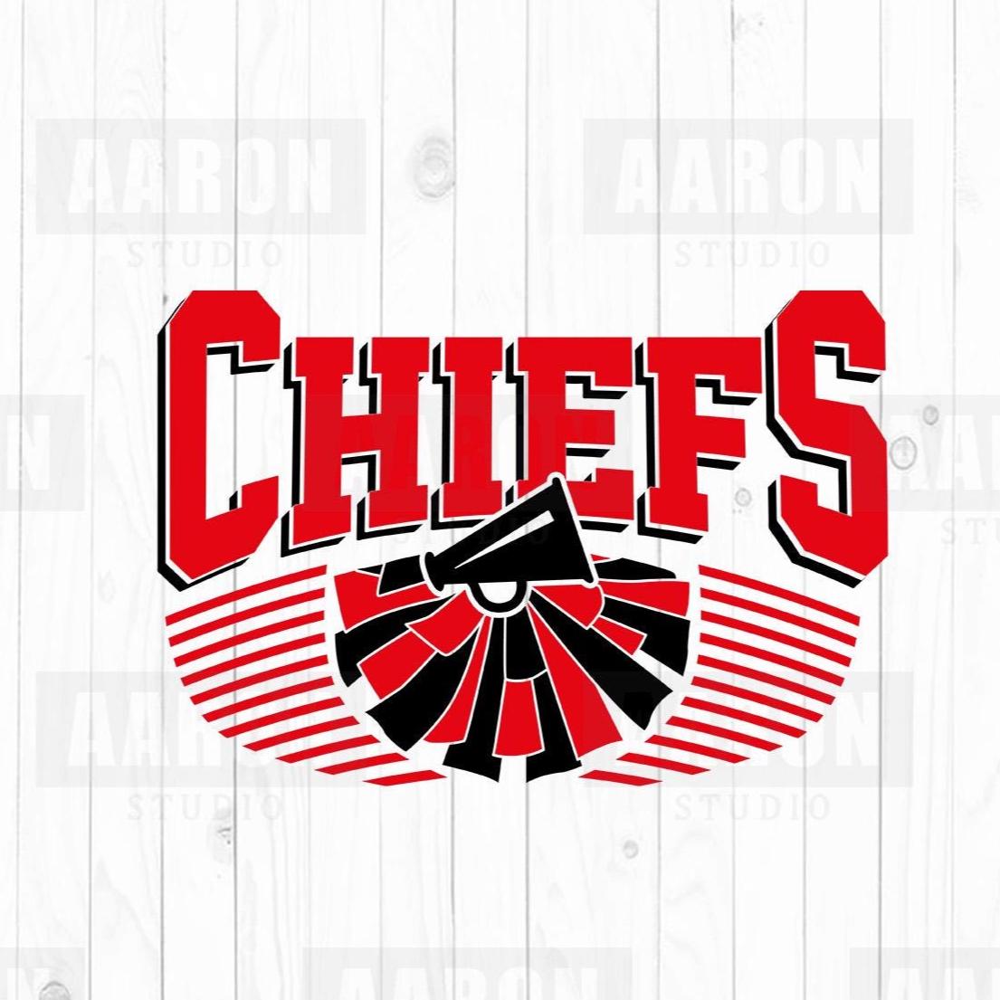 Chiefs Cheer Mom Svg, Chiefs Cheer svg, Chiefs Mascot SVG PNG,  Mascot Shirt Design Svg, Chiefs School Sprit svg Digital Download
