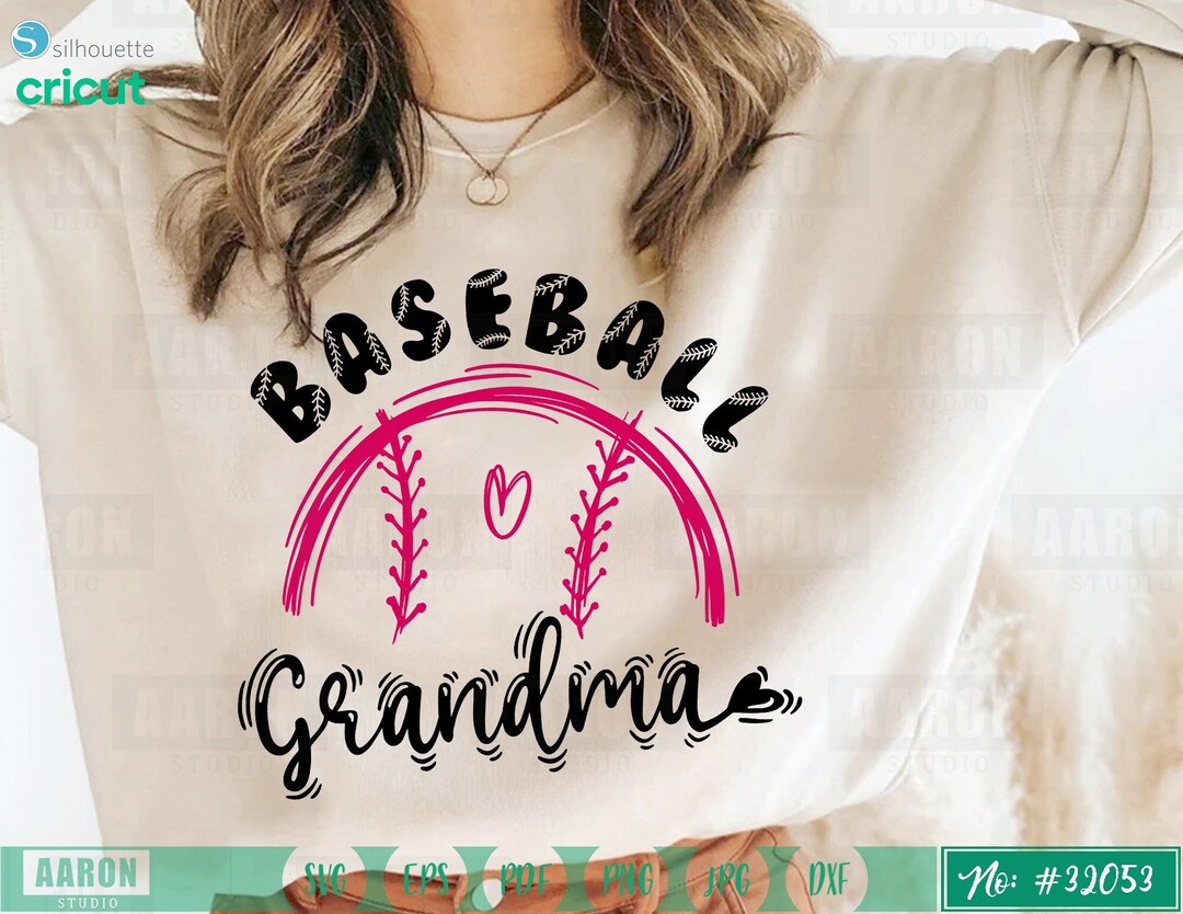 Baseball Grandma Svg, Baseball Svg, Grandma Svg, Baseball Shirt Png