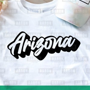 Arizona City Letter Prints svg, Patriotic Svg, Funny Shirt, Sticker, Vinyl, Cricut Silhouette Cut Filesvg, eps, pdf, png, jpg