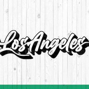 Los Angeles - City Letter Prints svg , Impressão para vestuário , Patch , design de adesivo svg , eps , pdf , png , jpg
