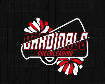 Cardinals Cheer Mascot SVG PNG DXF, Mascot svg, Cardinals  Mascot svg, Cardinals Mom svg, Cardinals Cheer svg,  Easy Cutting File