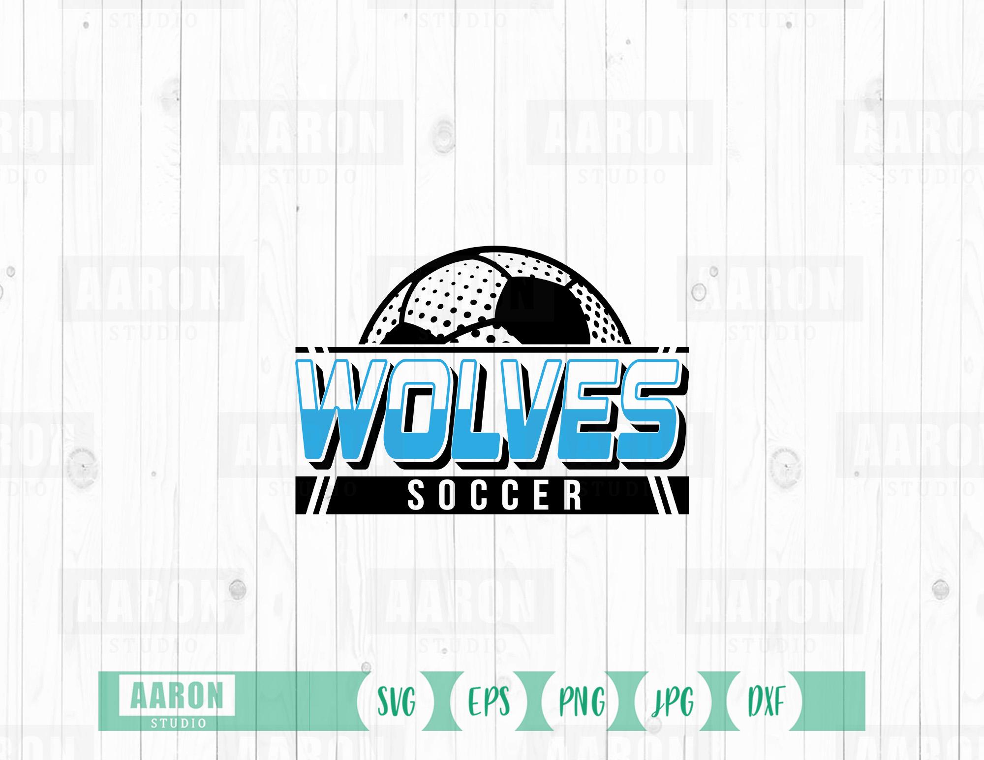 Wolves Football Svg Pattern Wolves Soccer SVG PNG DXF, Wolves Soccer Svg, Wolves Mascot Svg, Wolves ...