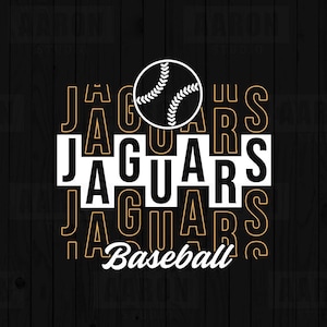 Jaguars Stacked Baseball SVG PNG DXF, Baseball svg, Jaguars Mascot svg, Jaguars Mom svg, Jaguars Cheer svg, Jaguars Shirt, Cricut