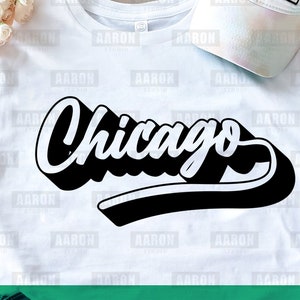 Chicago - City Letter Prints svg, Impressão para vestuário, Patch, design de adesivo svg, eps, pdf, png, jpg