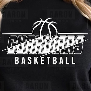 Guardians Basketball SVG PNG DXF, Basketball svg, Guardians Mascot svg, Guardians Mom svg, Guardians Cheer svg, Guardians Shirt, Cricut