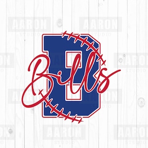 Bills SVG PNG DXF, Bills SVG, Bills Fussball svg, Bills Maskottchen svg, Bills Mom svg, Bills Cheer svg, Bills Shirt, Cricut