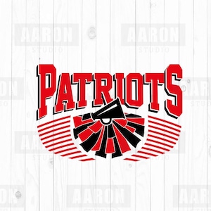 Patriots Cheer Mom Svg, Patriots Mascot SVG PNG, Mascot Shirt Design Svg, Patriots Cheer svg, Patriots School Sprit svg Digital Download
