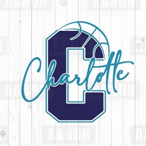 Charlotte Basketball SVG PNG DXF, Charlotte Basketball svg, Charlotte Mascot svg, Charlotte Mom svg, Charlotte Cheer svg Cricut
