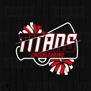 Titans Cheer Mascot SVG PNG, Titans Cheer Mom Svg, Mascot Shirt Design Svg, Titans Cheer svg, Titans School Sprit svg Easy Cutting File