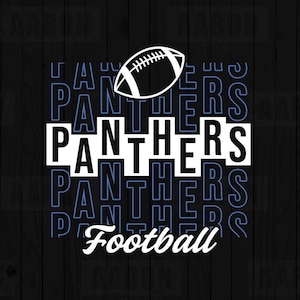 Panther Stacked Football svg, Panther, Panthers , Football svg, png, Sublimation, Football Clipart, SVG for Shirts, SVG for Cricut