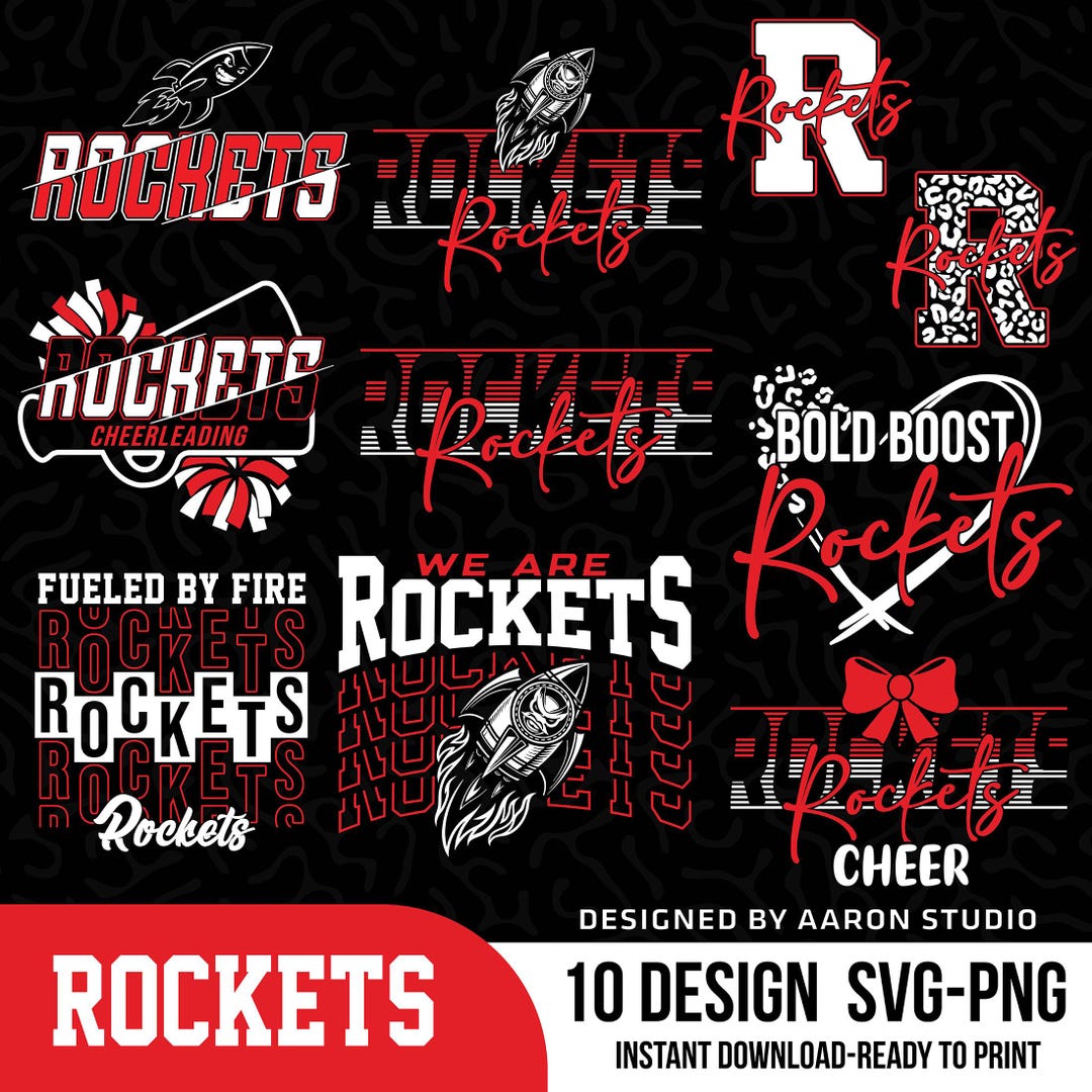 Anna Rockets Svg Rockets SVG PNG Bundle Set, Mascot Shirt Designs (digital Download) - Etsy