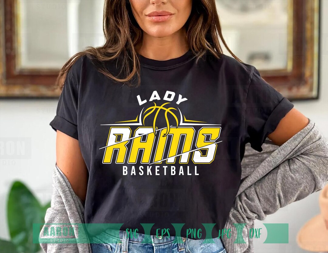 Lady Rams Basketball Design, SVG PNG DXF, Cricut - Etsy