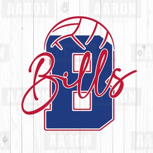 Bills Vollball SVG PNG DXF, Bills Vollball SVG, Bills Maskottchen svg, Bills Mom svg, Bills Cheer svg, Bills Shirt, Cricut