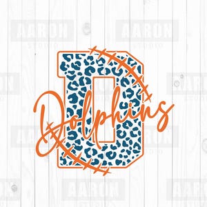 Delfin Leopard Fußball svg, Delphin, Delphin, Fußball svg, png, Sublimation, Fußball Clipart, SVG für Shirts, SVG für Cricut, Mom svg