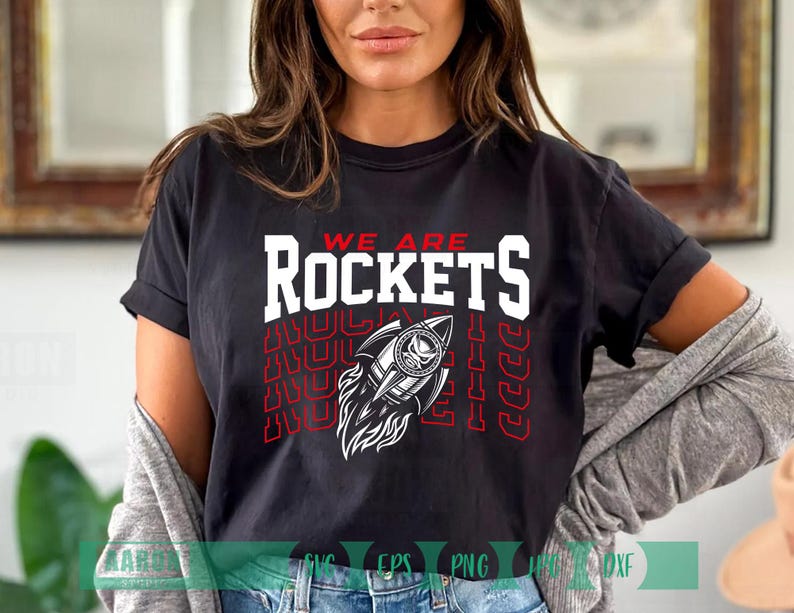 Anna Rockets Svg Rockets Mascot SVG, PNG, School Spirit Shirt Design (digital Download ...