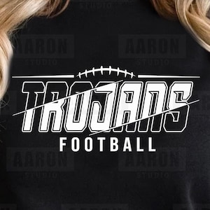Trojans Football SVG PNG DXF, Trojans Football svg, Trojans Mascot svg, Trojans Mom svg, Trojans Cheer svg, Trojans Shirt, Cricut