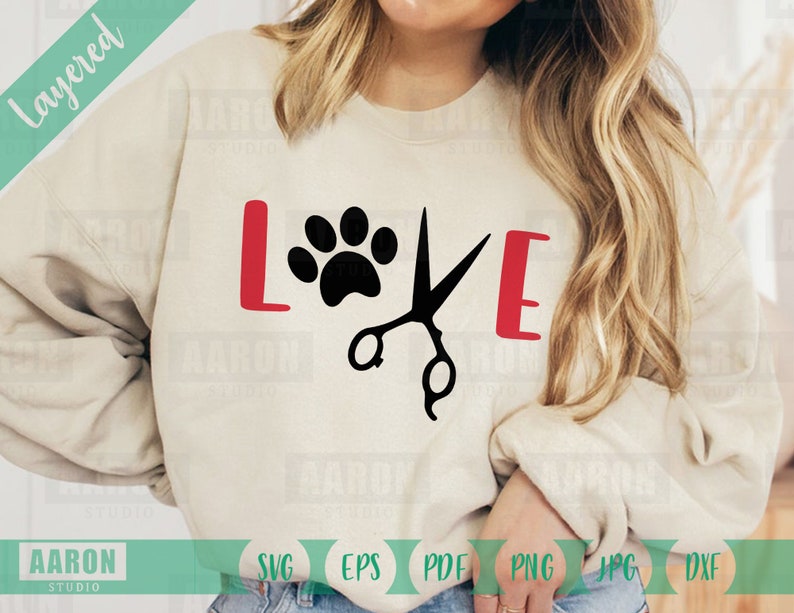Pet Grooming Shop Svg Groomer Svg Dog Groomer Svg Love Dog Etsy