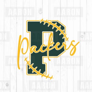 Packers SVG PNG DXF, Packers SVG, Packers Football SVG, Packers mascotte SVG, Packers Mom SVG, Packers Cheer SVG, Packers shirt, Cricut