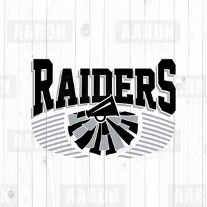 Raider Cheer svg, Raider SVG PNG, Raiders Cheer Mom Svg, Mascot Shirt Design Svg, Raider School Sprit svg, Digital Download.