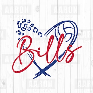 Bills Vollball SVG PNG DXF, Bills Vollball SVG, Bills Maskottchen svg, Bills Mom svg, Bills Cheer svg, Bills Shirt, Cricut