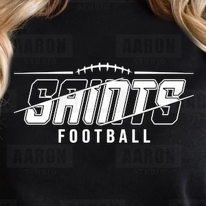 Saint Football svg, Santo, Santi, Football svg, png, Sublimazione, Clipart di calcio, SVG per magliette, SVG per Cricut, Mamma di calcio, Maglietta
