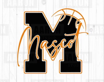 Custom Basketball School Mascot Svg, Cricut Silhouette Cut File