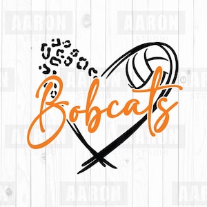Bobcats Volleyball SVG PNG DXF, Bobcats Volleyball svg, Bobcats Mascot svg, Bobcats Mom svg, Bobcats Cheer svg, Bobcats Shirt, Cricut