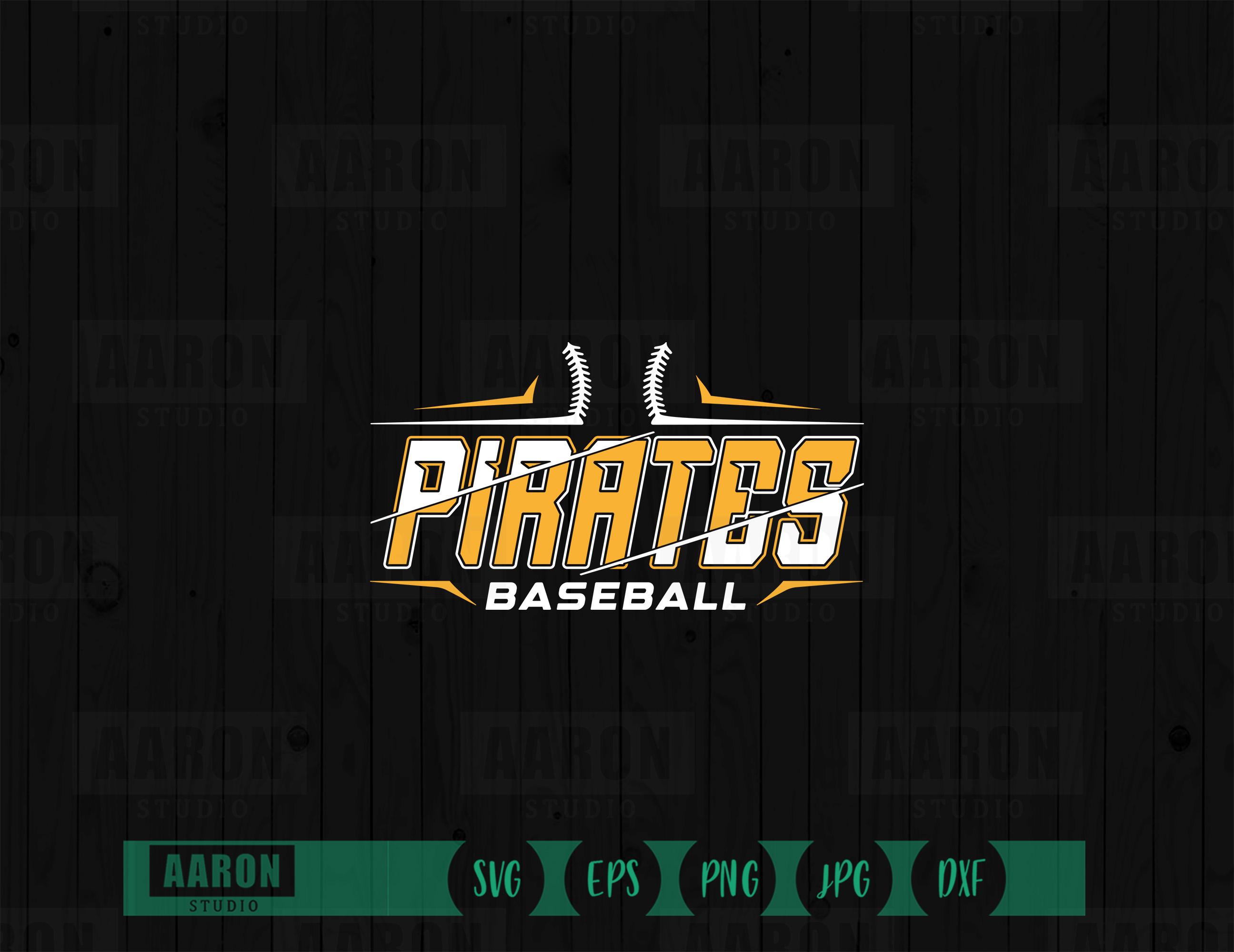 Pirates Baseball Mascot SVG, PNG, DXF, Cricut, Typography Design ...