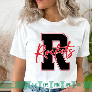 Anna Rockets Svg Rockets R Mascot SVG PNG, Rockets Cheer Mom Svg, Mascot Shirt Design ...