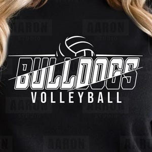 Bulldogs Volleyball SVG PNG DXF, Bulldogs Volleyball svg, Bulldogs Mascot svg, Bulldogs Mom svg, Bulldogs Cheer svg, Bulldogs Shirt, Cricut