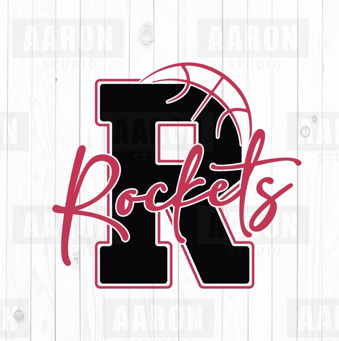 Rockets Basketball SVG PNG DXF, Rockets Basketball Svg, Rockets Mascot ...