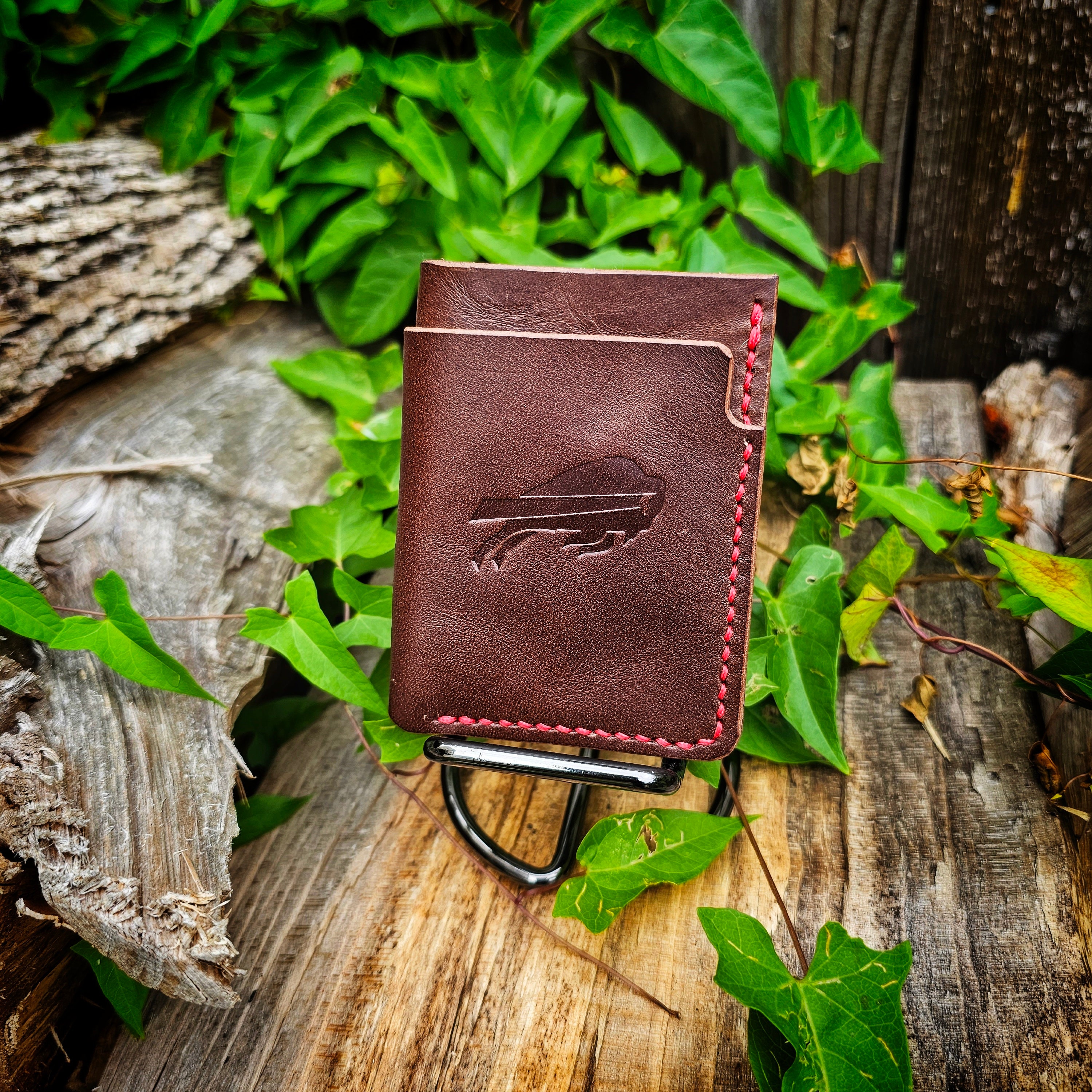 Genuine Football Leather Front Pocket Wallet