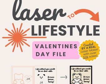 Customizable Couples Be Mine Sign Digital File | Valentines Day Sign Laser File |  Minimal Material Use | Laser-Ready Design