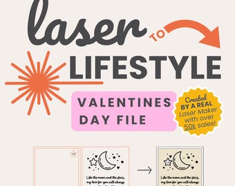 Customizable Couples Sign Digital File | Valentines Day Sign Laser File | Anniversary Product File Minimal Material Use | Laser-Ready Design