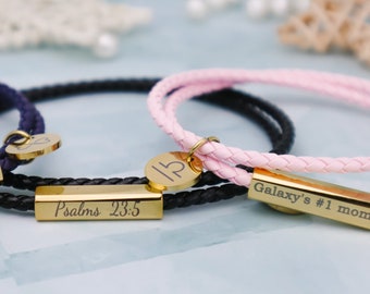 Friendship Bracelet, Personalized Name Bracelet, Valentines Gift, Mother's day gift, Gift for Her, Couple bracelet