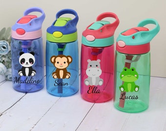 Back to School Gift,Personalized kids 16oz water bottle kids Cup, kids gift, Party favors for kids School water bottle with name