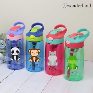 Back to School Gift,Personalized kids 16oz water bottle kids Cup, kids gift, Party favors for kids School water bottle with name