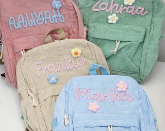 Customized Toddler School Bag, Kids Backpack, Flower Girl Gift, Back to School Backpack, Gifts for Kid, Cute School Bag, Backpack with Name
