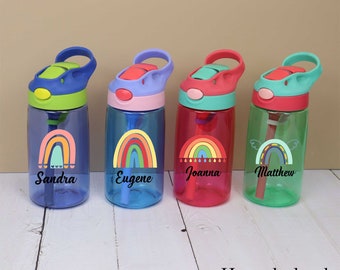 Personalized kids 16oz water bottle kids Cup, kids gift, Party favors for kids,Back to School Gift, School water bottle with name