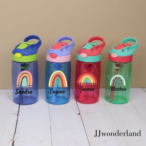 Personalized kids 16oz water bottle kids Cup, kids gift, Party favors for kids,Back to School Gift, School water bottle with name